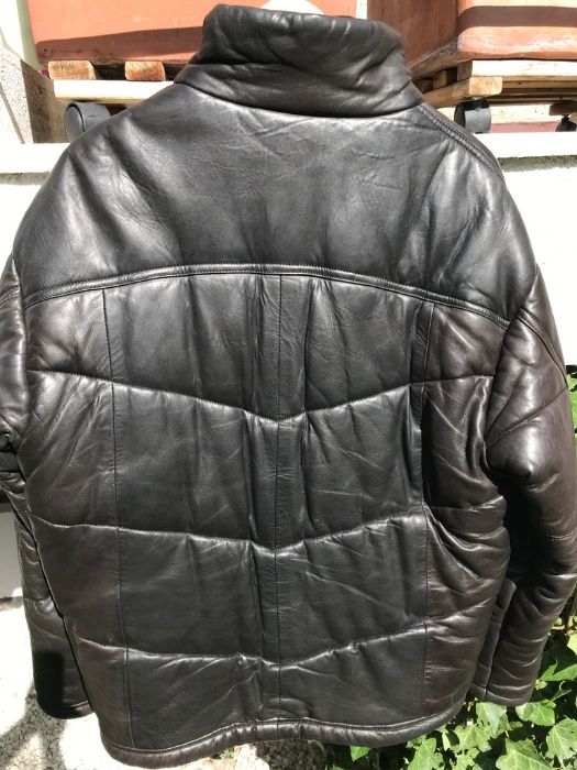 Kurtka skórzana zimowa Camel Collection