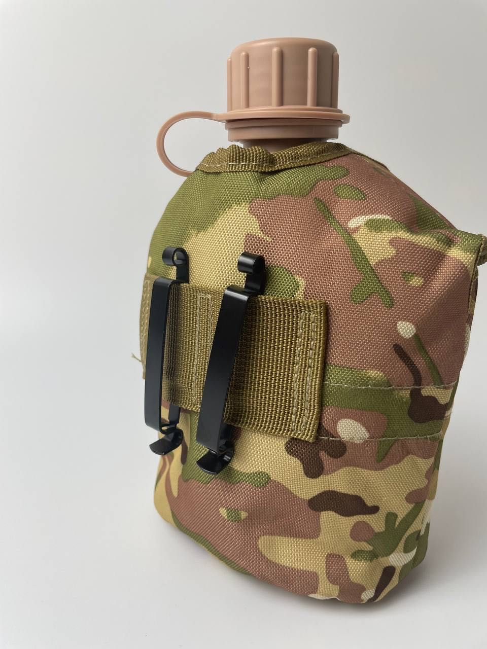 Фляга з казанком у чохлі, Multicam