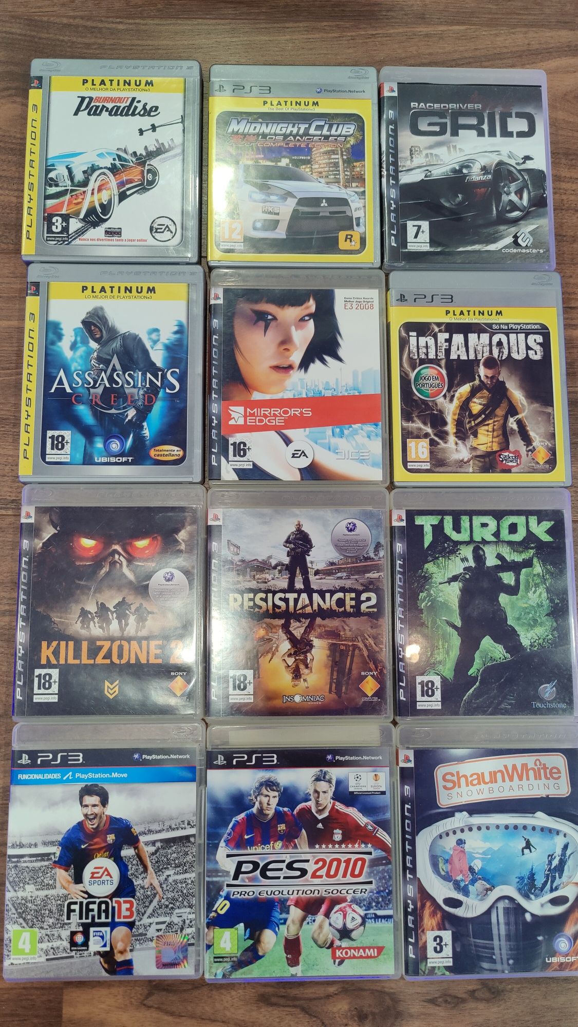 Vendo diversos jogos PS3 - como novos