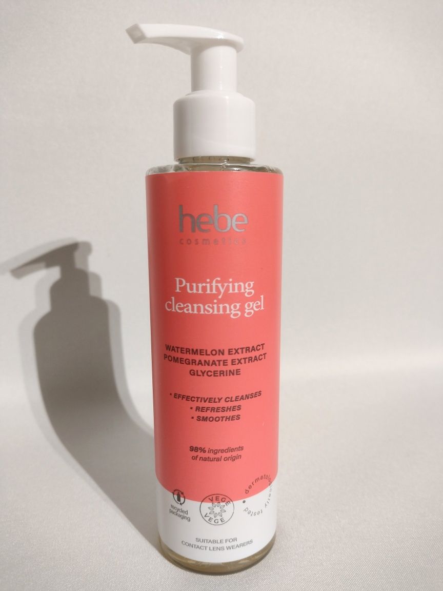 Oczyszczający żel do mycia twarzy 200 ml Hebe Cosmetics