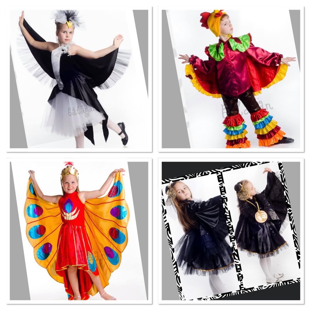 Прокат детских карнавальных костюмов и нарядных платьев