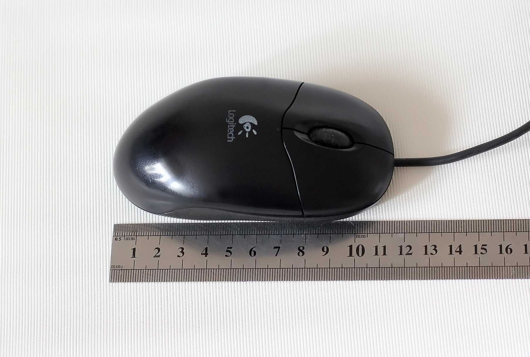 Комп'ютерна дротова миша Logitech, мишка провідна