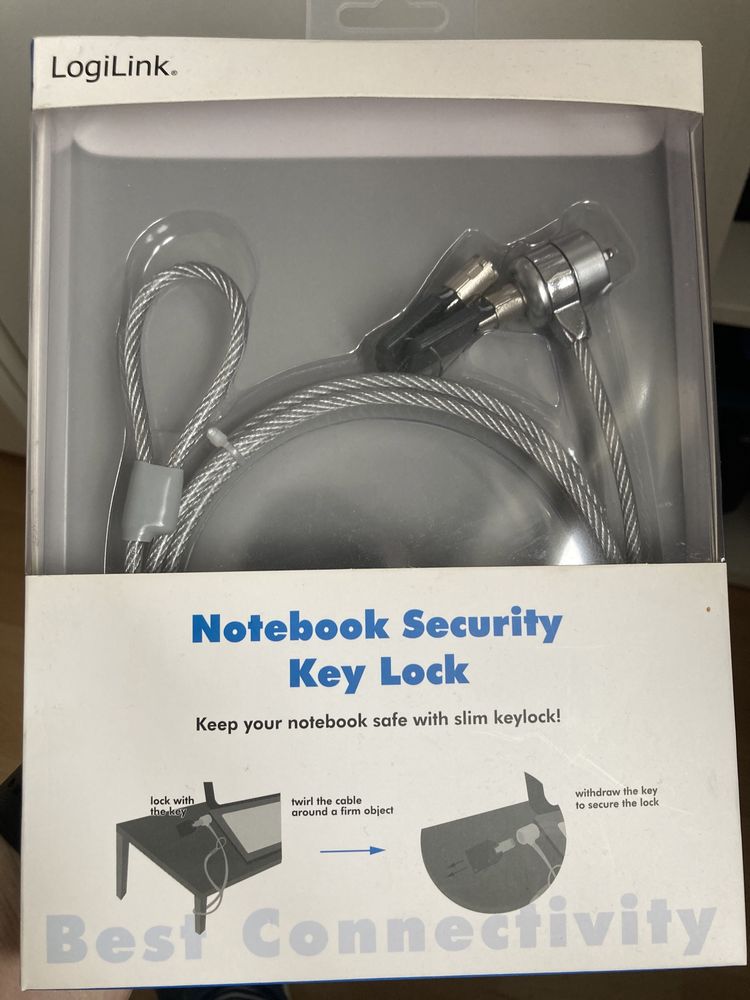 Linka zabezpieczajaca do notebooka - logilink NBS003