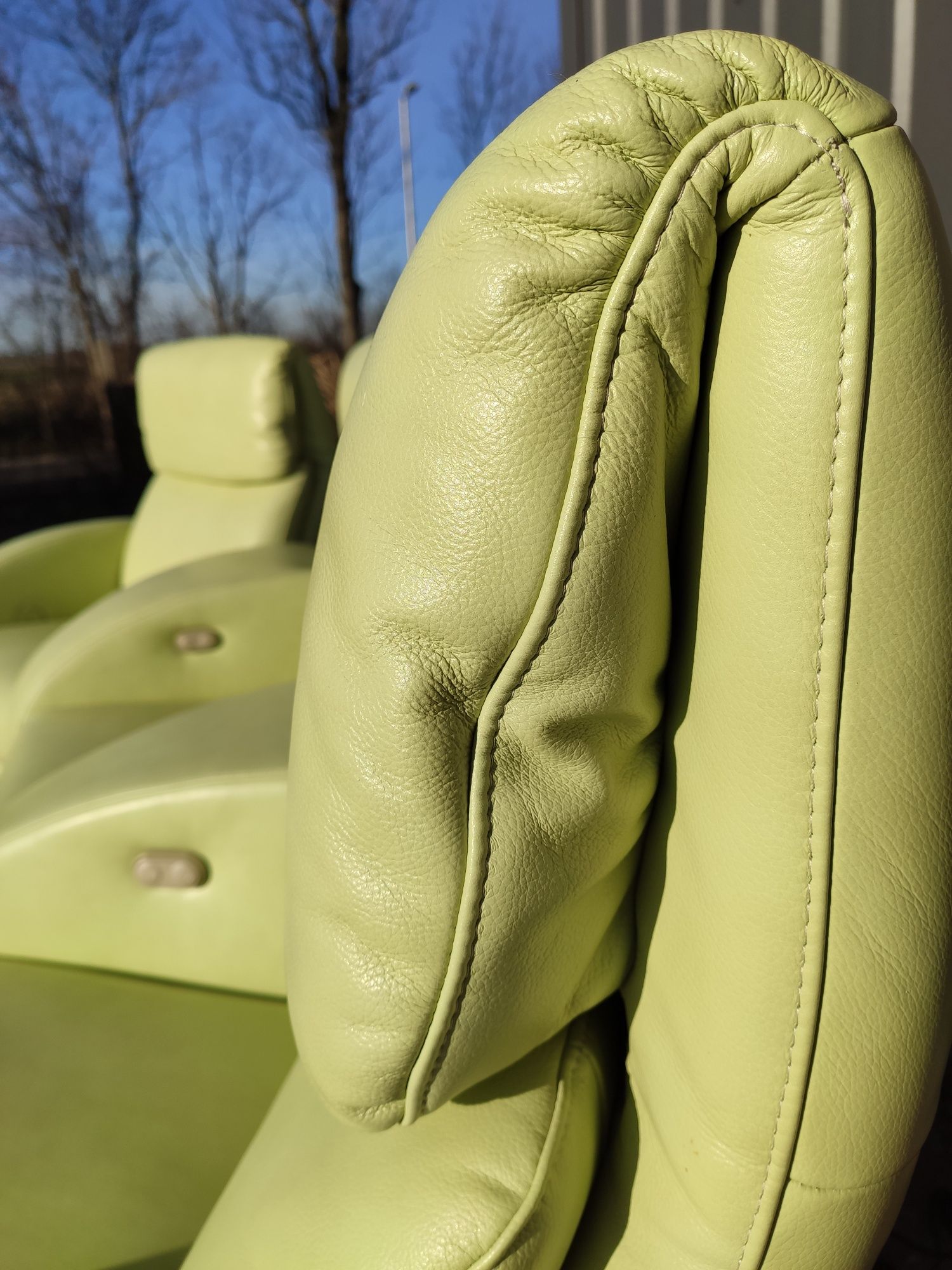 Sofa kinowa, wypoczynek z funkcją relax-skóra naturalna! Nowoczesny