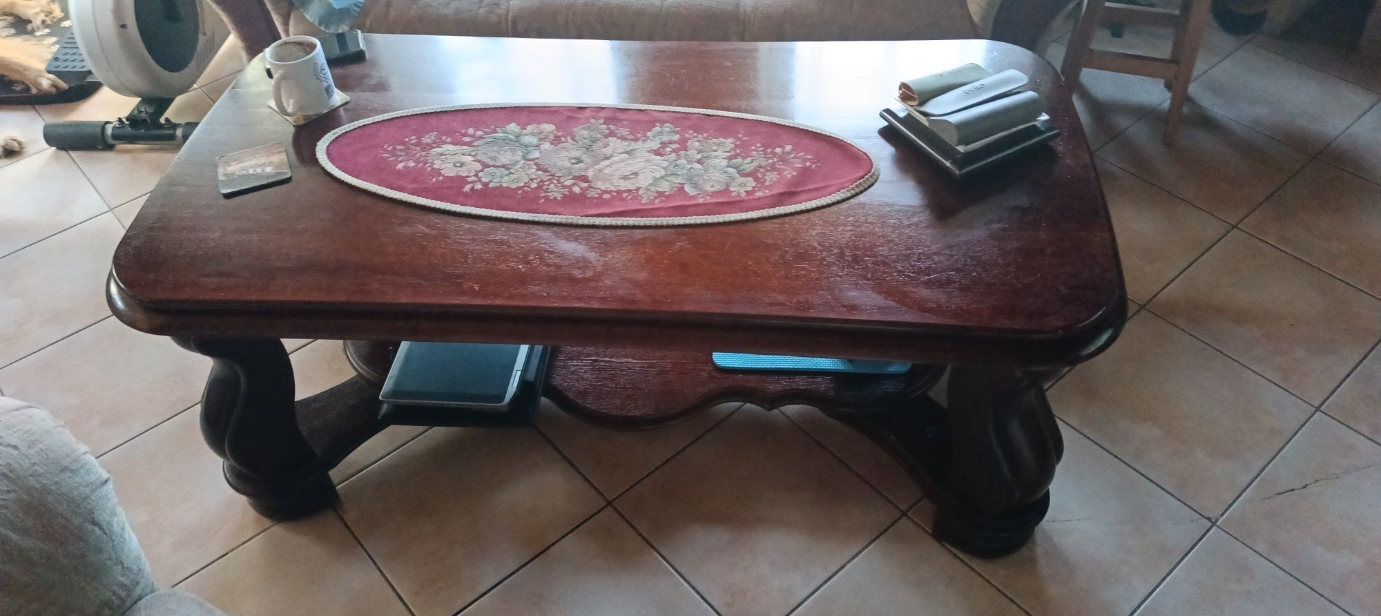 Ława Kler dębowa stolik stół Kler