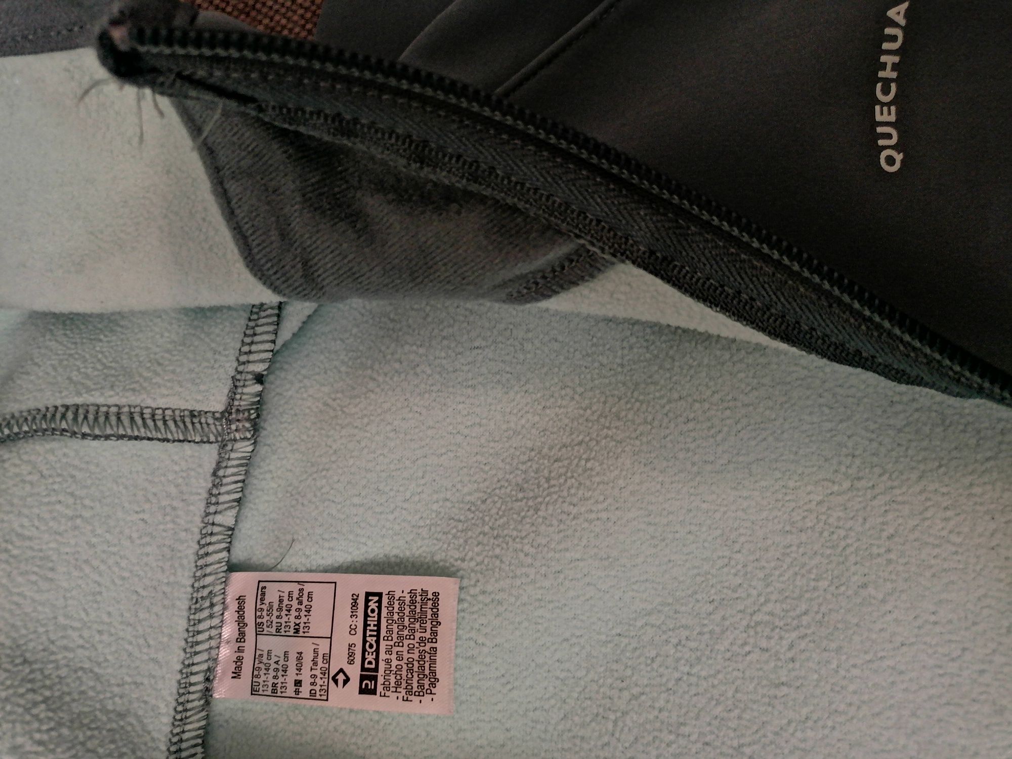 Kurtka softshell Quechua dziewczęca