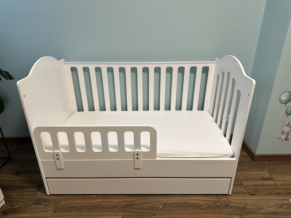 Meblik łóżko łóżeczko 70x140 ReStyle white biały