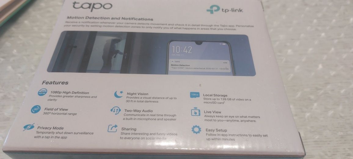 Камера відеоспостереження TP-Link Tapo C200 Гарантія