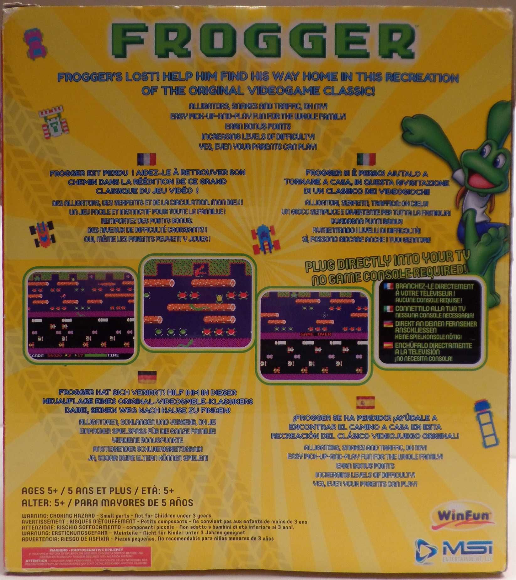 TV Arcade Frogger Novo/Selado (919)