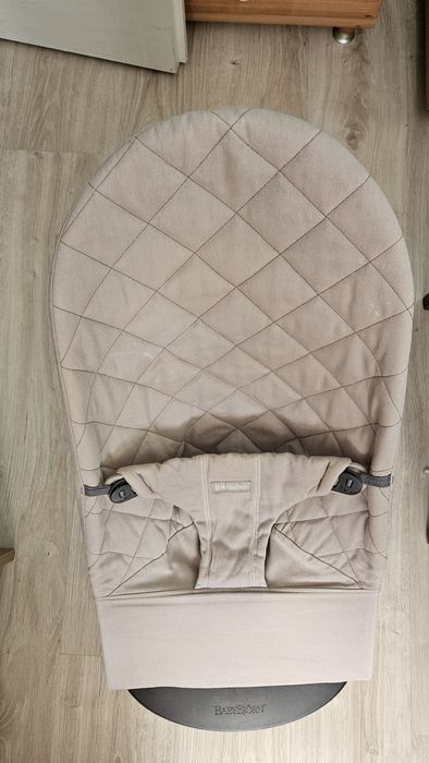 BabyBjorn Bliss leżaczek balansowy dziecięcy, dla niemowląt, beżowy