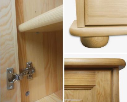SZAFA drewniana sosnowa 80x60x180 PRODUCENT