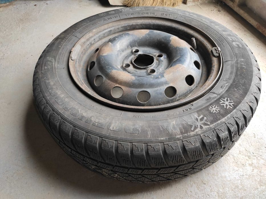 Резина зимняя шины r14 175/70 84T с дисками в сборе комплект