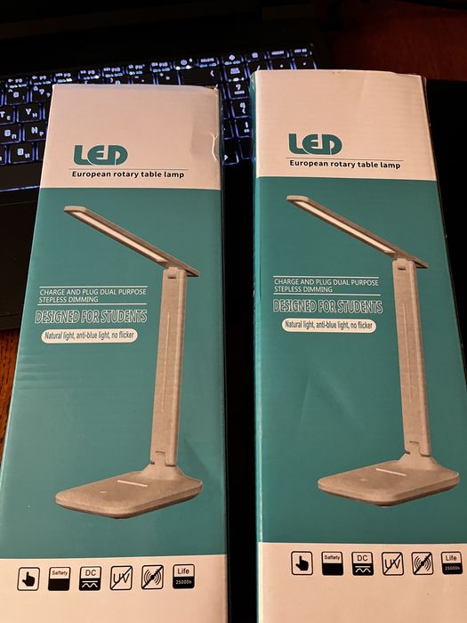 Лампа настільна акумуляторна