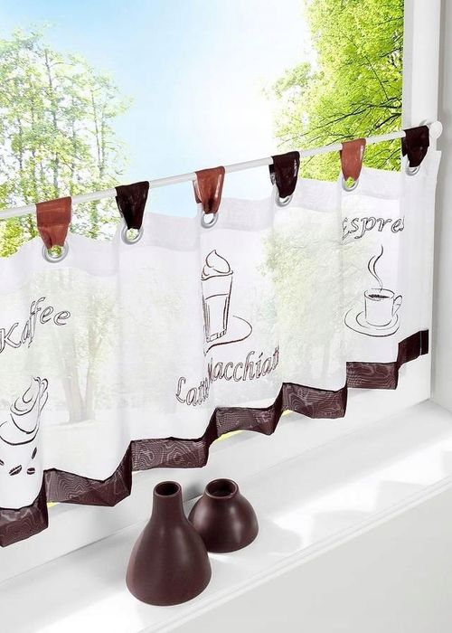 B.P.C zazdrostka w kawę biało-brązowa r.120x45 cm/3