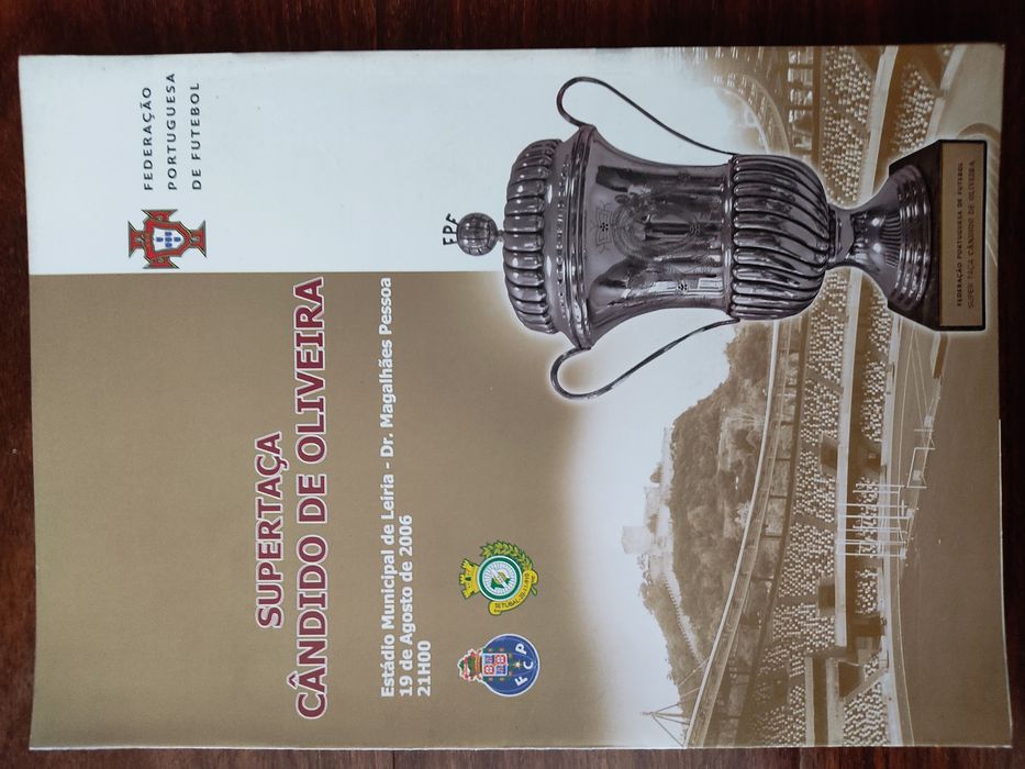 Programa do jogo FC Porto Vitória FC Setúbal Supertaça 2006
