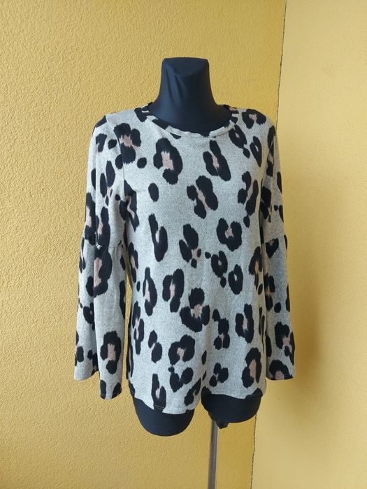 Bluzka sweterkowa Sweter F&F panterka L 40 przyjemny w dotyku