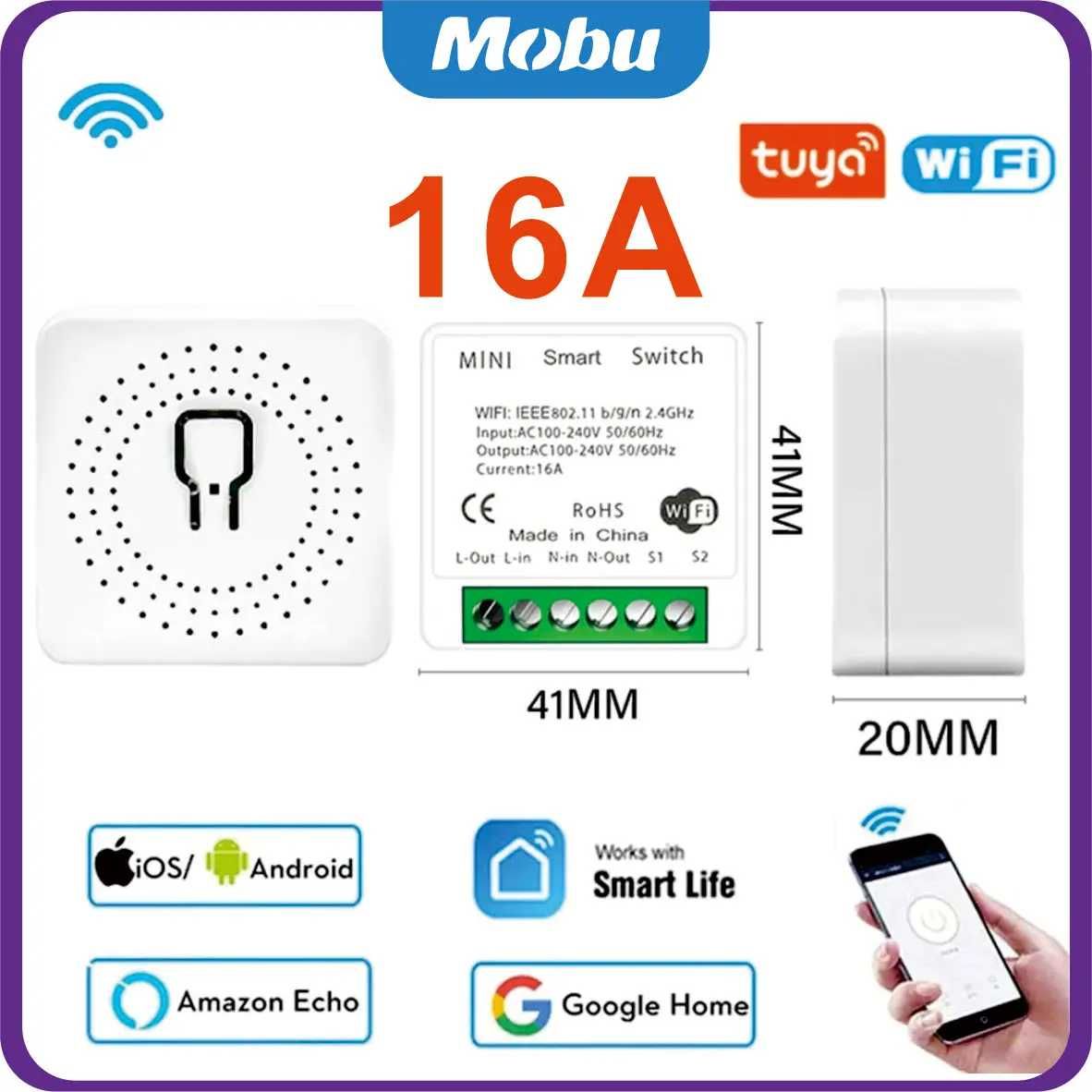 Inteligentny dom włącznik WiFi sterowanie oświetlenia smatrfonem