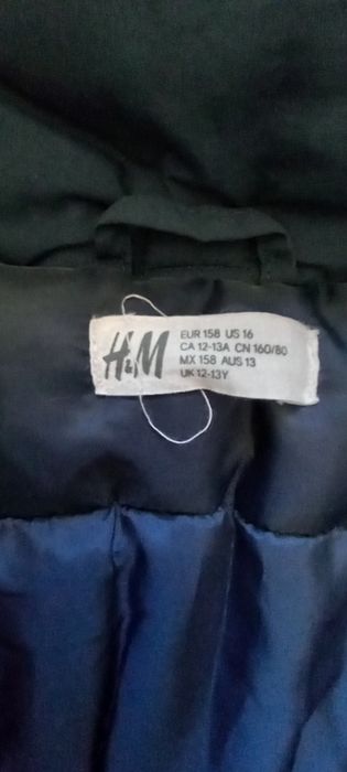 Kurtka zimowa chłopięca HM 158cm