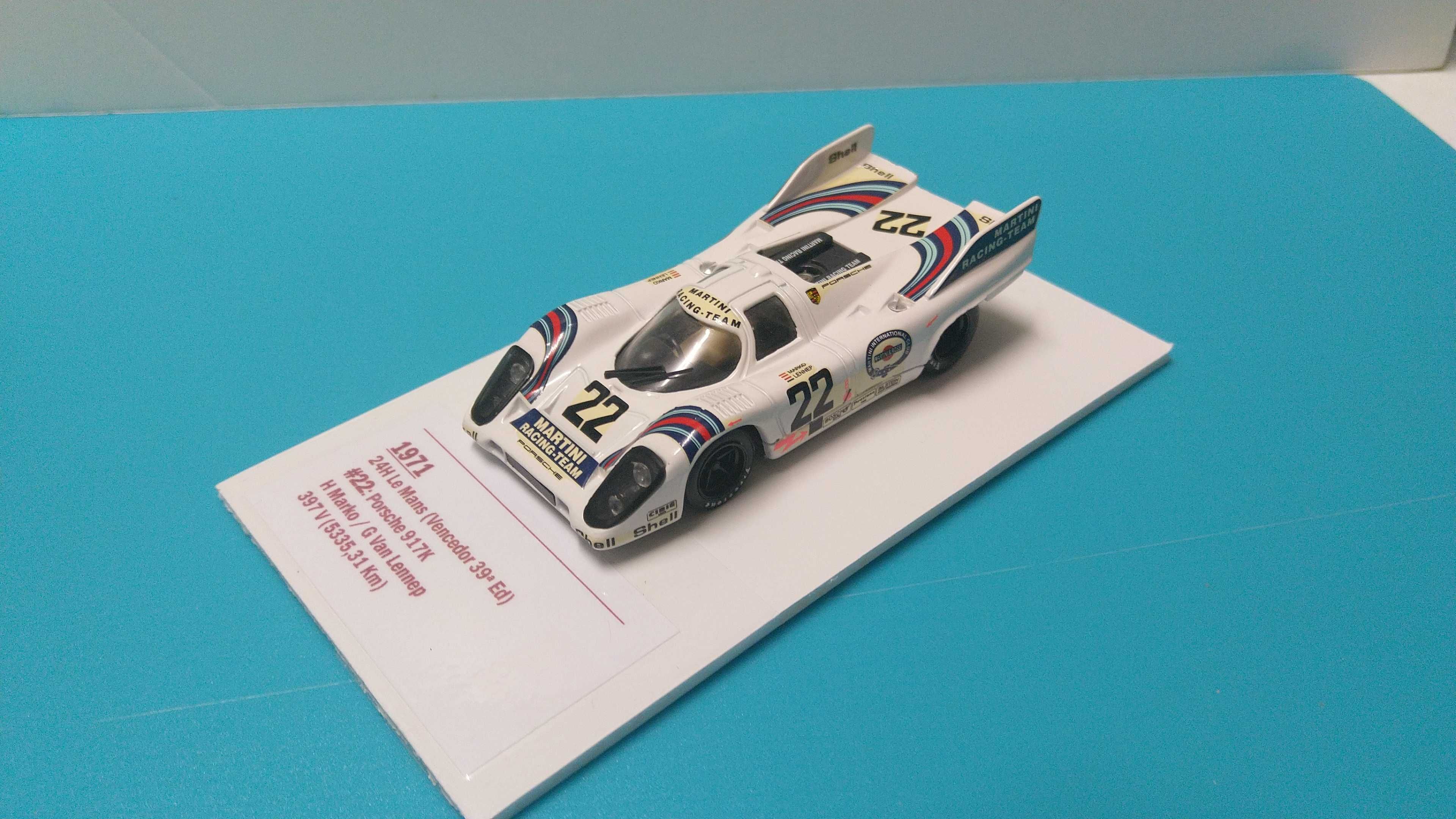 Porsche 917 K Martini #22: Vencedor 24h Le Mans 1971 - Brumm esc 1/43