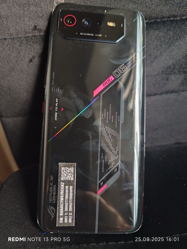 Asus  Rog 6 ,16 /512  nowy