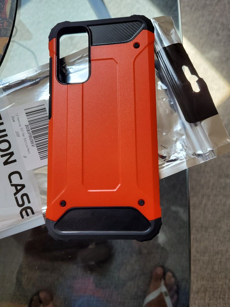 Capa Samsung S20 fe vermelha