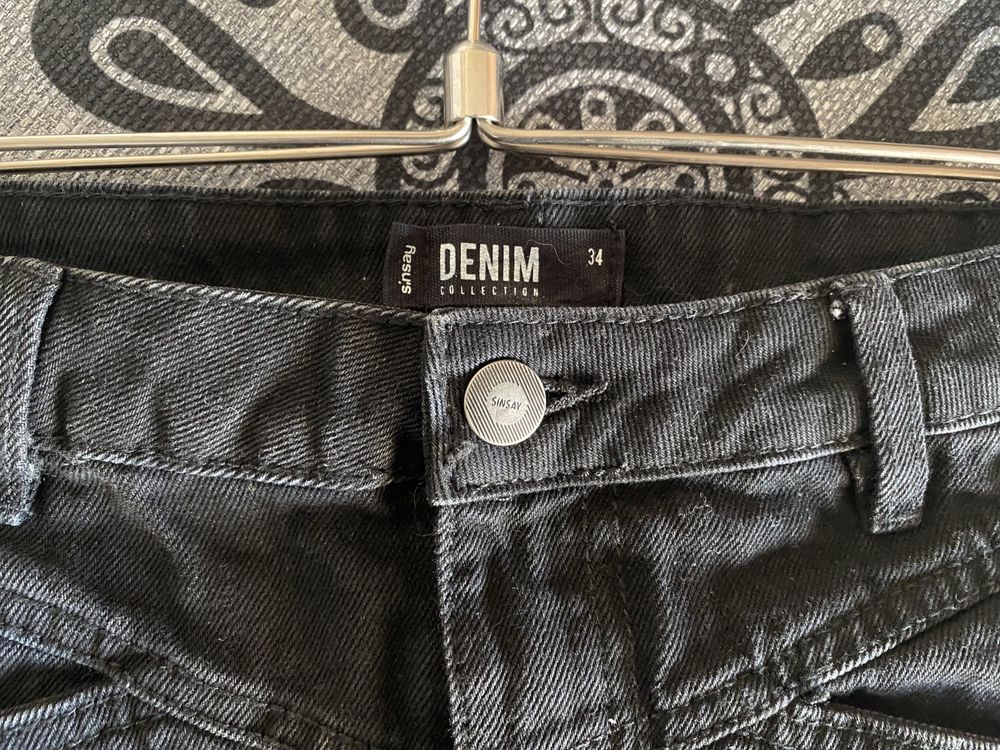 Spódniczka jeansowa Denim z Sinsay mała czarna