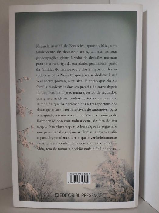 Livro "Se eu ficar" de Gayle Forman