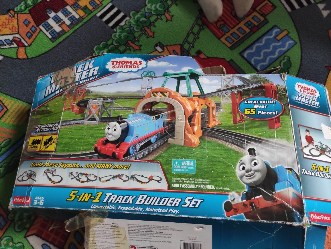 Tomek i Przyjaciele zestaw 5 w 1 Trackmaster Fisher Price 65 elementow