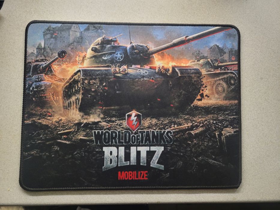 Коврик для мишки комп'ютерний world of tanks тканинний