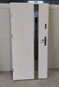Drzwi zewnętrzne białe gr. 55 mm metalowe ocieplone  80 i 90