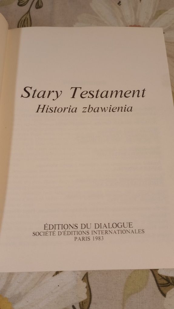 Stary Testament. Historia zbawienia.