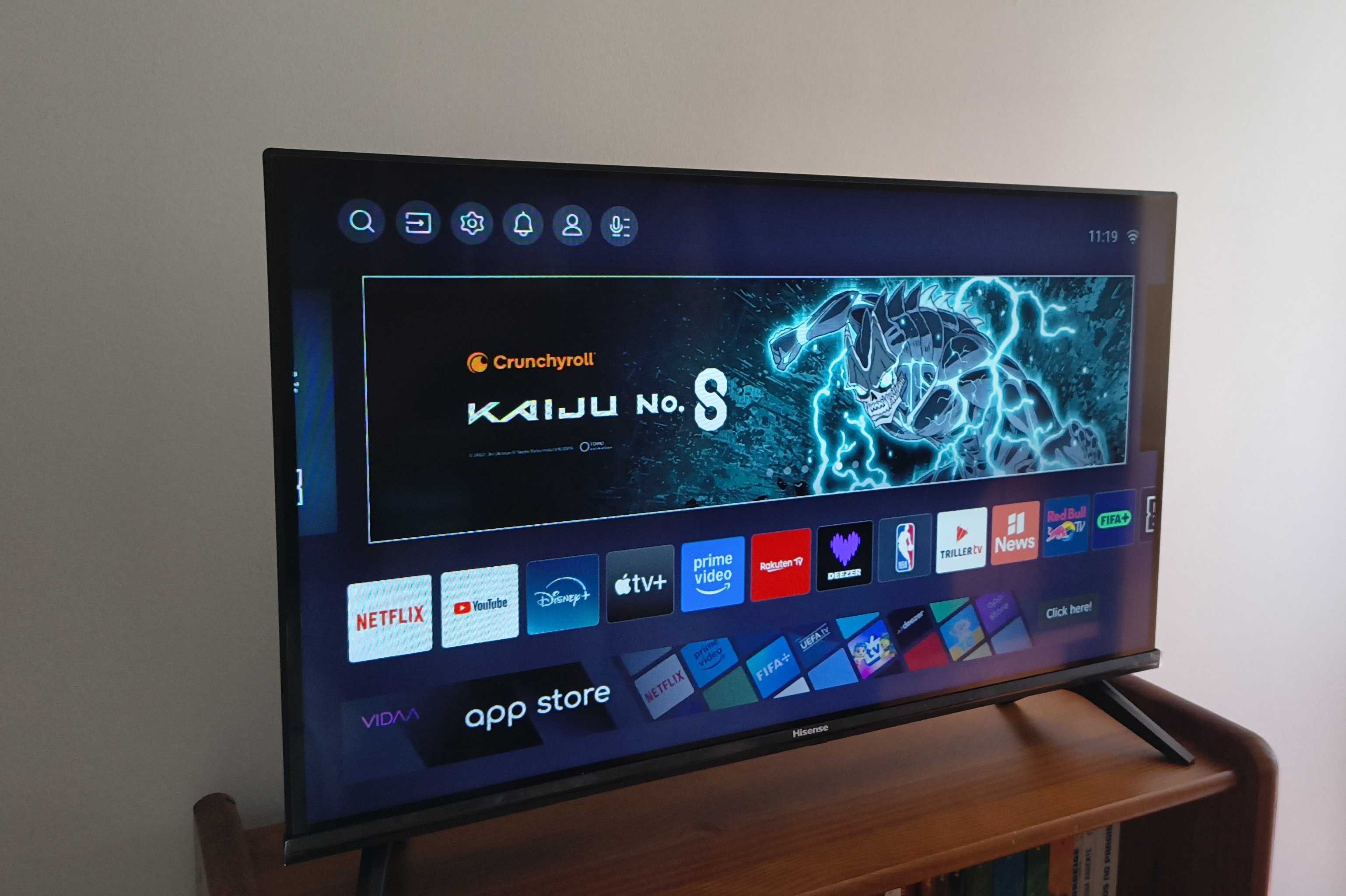 TV Hisense 32" 32A4KLED HD Smart TV como nova