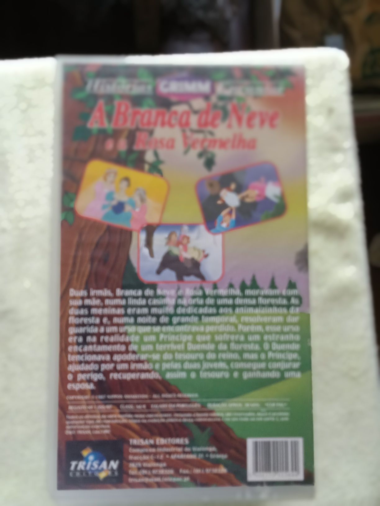 Lote de 4 vhs infantl originais