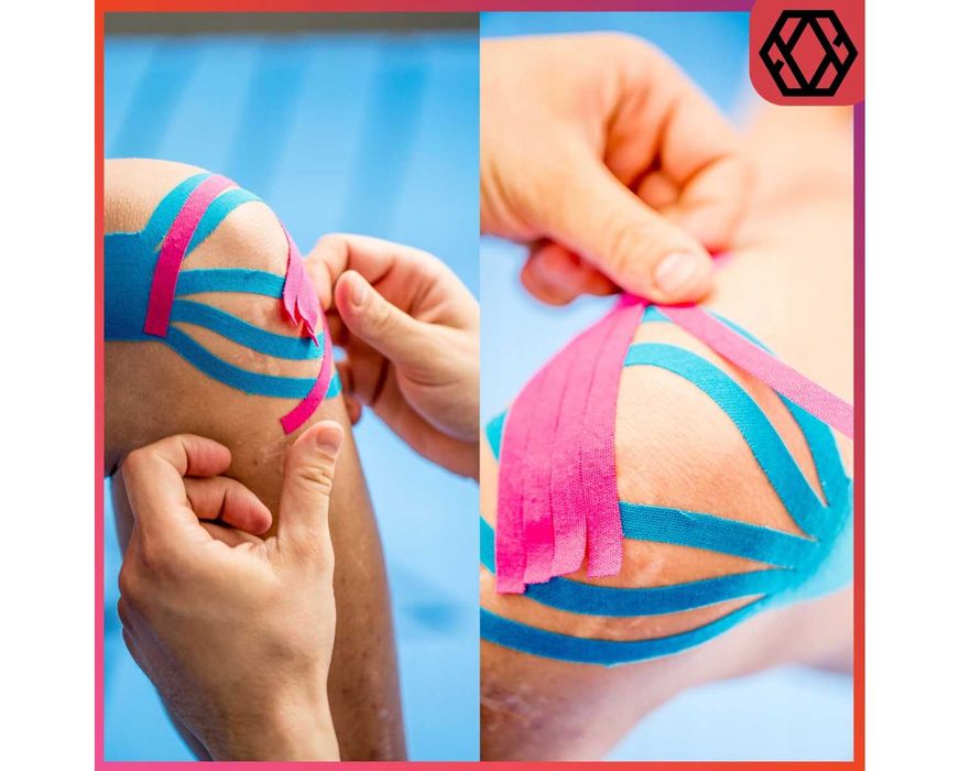 Taśmy Kinesiotaping Tejpy Plastry Taśmy Kinezjologiczne 5x5m na Ciało
