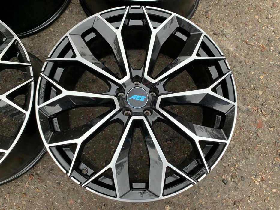 4x felgi AEZ LEIPZIG Dark 22x9,5 rozstaw 5x112 ET 32 NOWE AUDI Q7 Q8