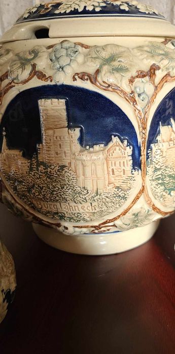 Stary niemiecki komplet do grzanego wina