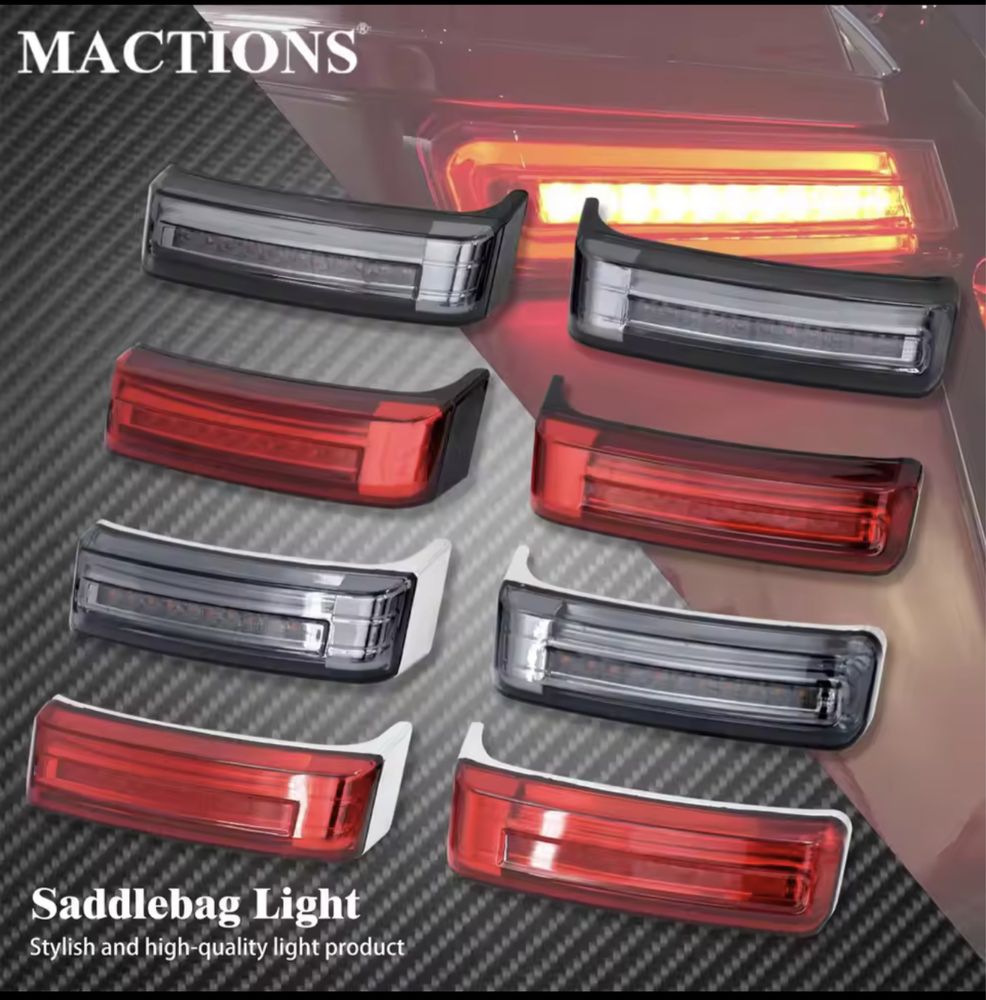 Motocykl LED sakwa Run hamulec włączony kierunkowskaz