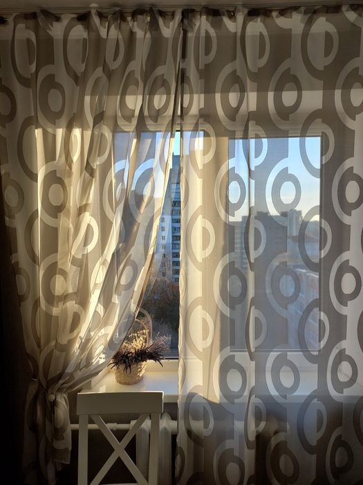 Тюль-штора прозора 2 шт.