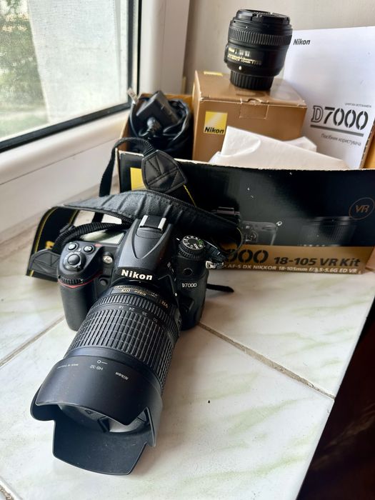 Фотоапарат Nikon d7000+2 об’єктива
