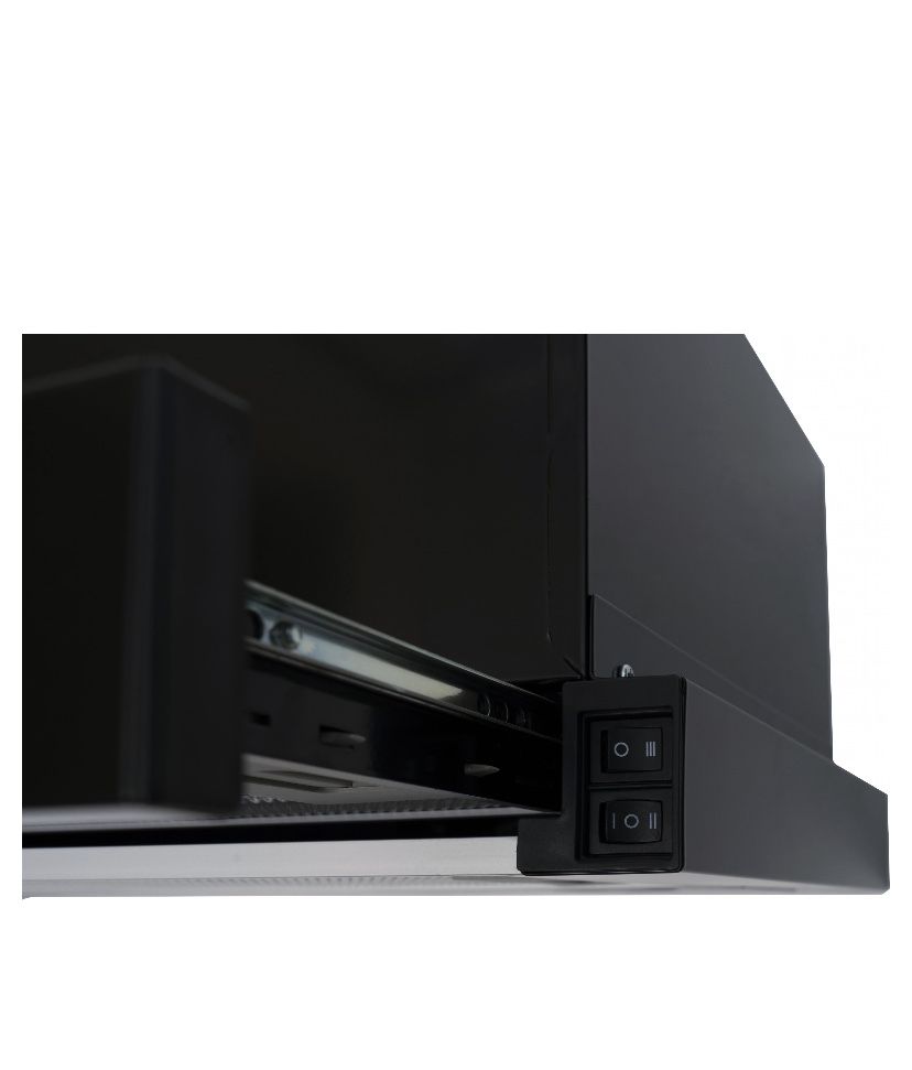 Витяжка телескопічна Ventolux GARDA 60 BK (900) LED
