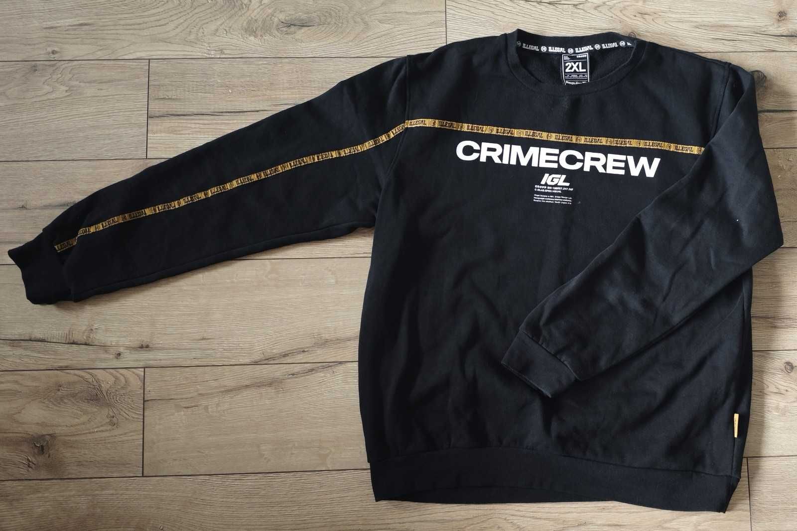 Bluza 2xl - Crimecrew - czarna
