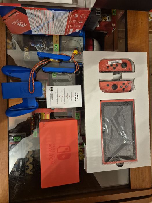 Nintendo Switch konsola Super Mario limitowana używana gwarancja etui