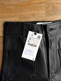 ZARA Nowe spodnie - skóra ekologiczna XS