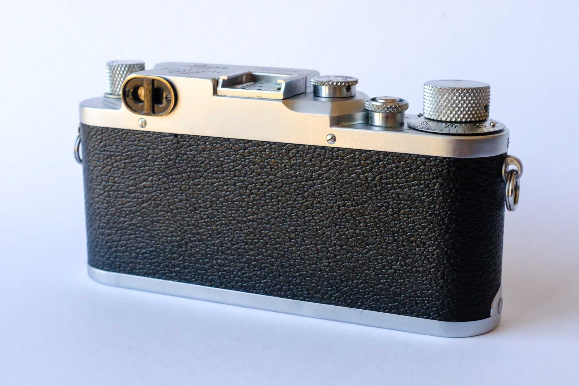 Aparat fotograficzny Leica IIIc po serwisie, przetestowany z filmem