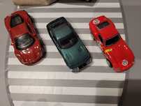 Ferrari BMW Mercedes - 14 szt, zestaw autek, modeli, resoraków