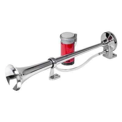 Klakson Sygnał Dźwiękowy Fanfara Chrom 12V 450Mm
