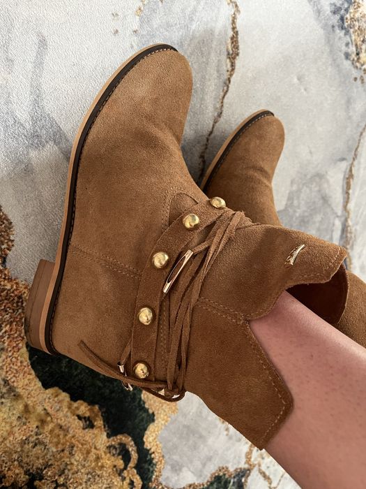 Buty botki skórzane 37 Bocci