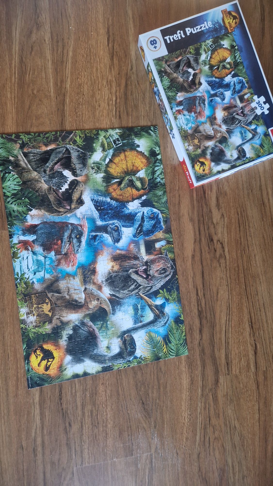 Puzzle dinozaury