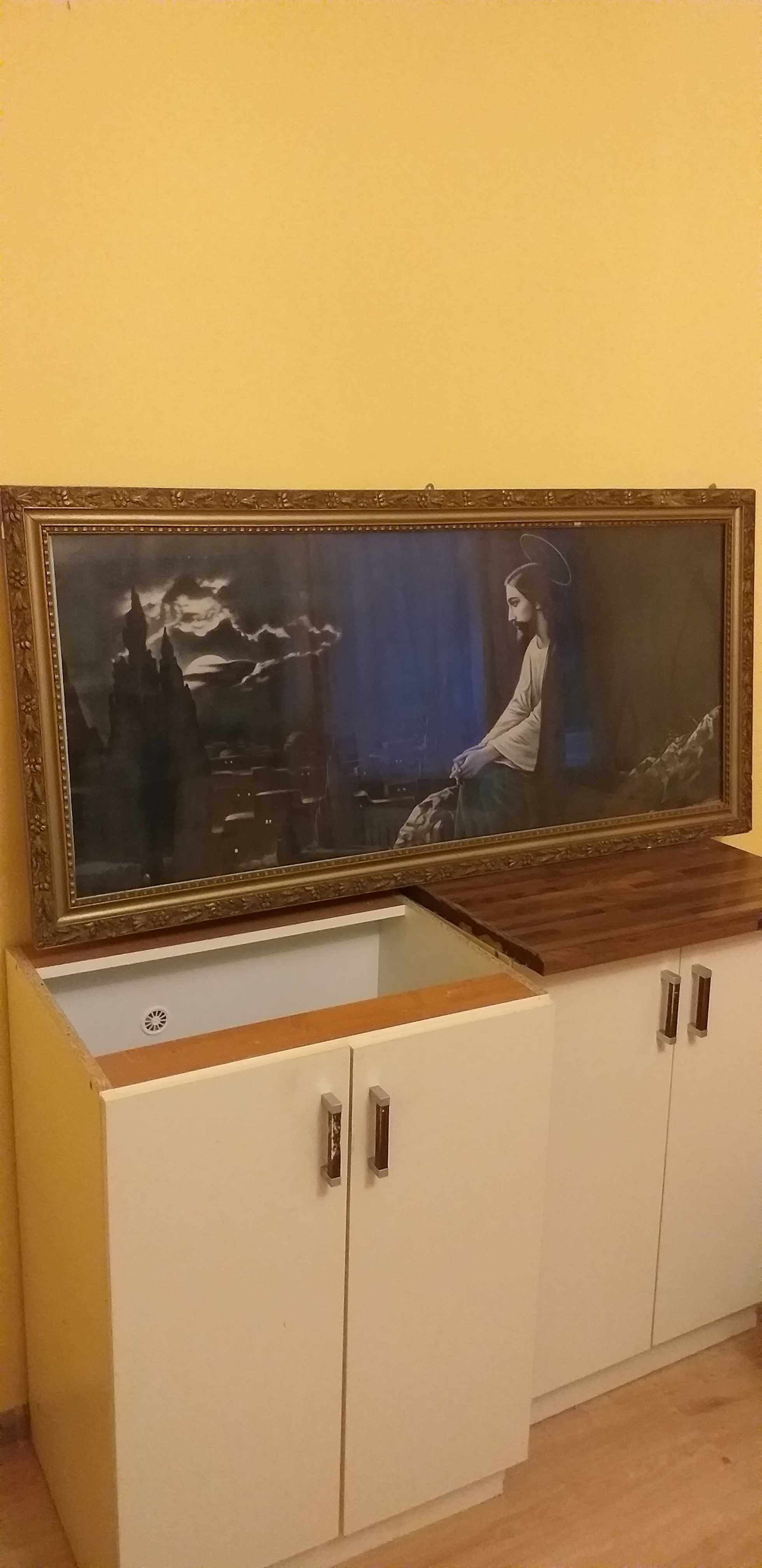 Obraz sakralny religijny  Modlitwa Jezusa w Ogrójcu 65x135 cm