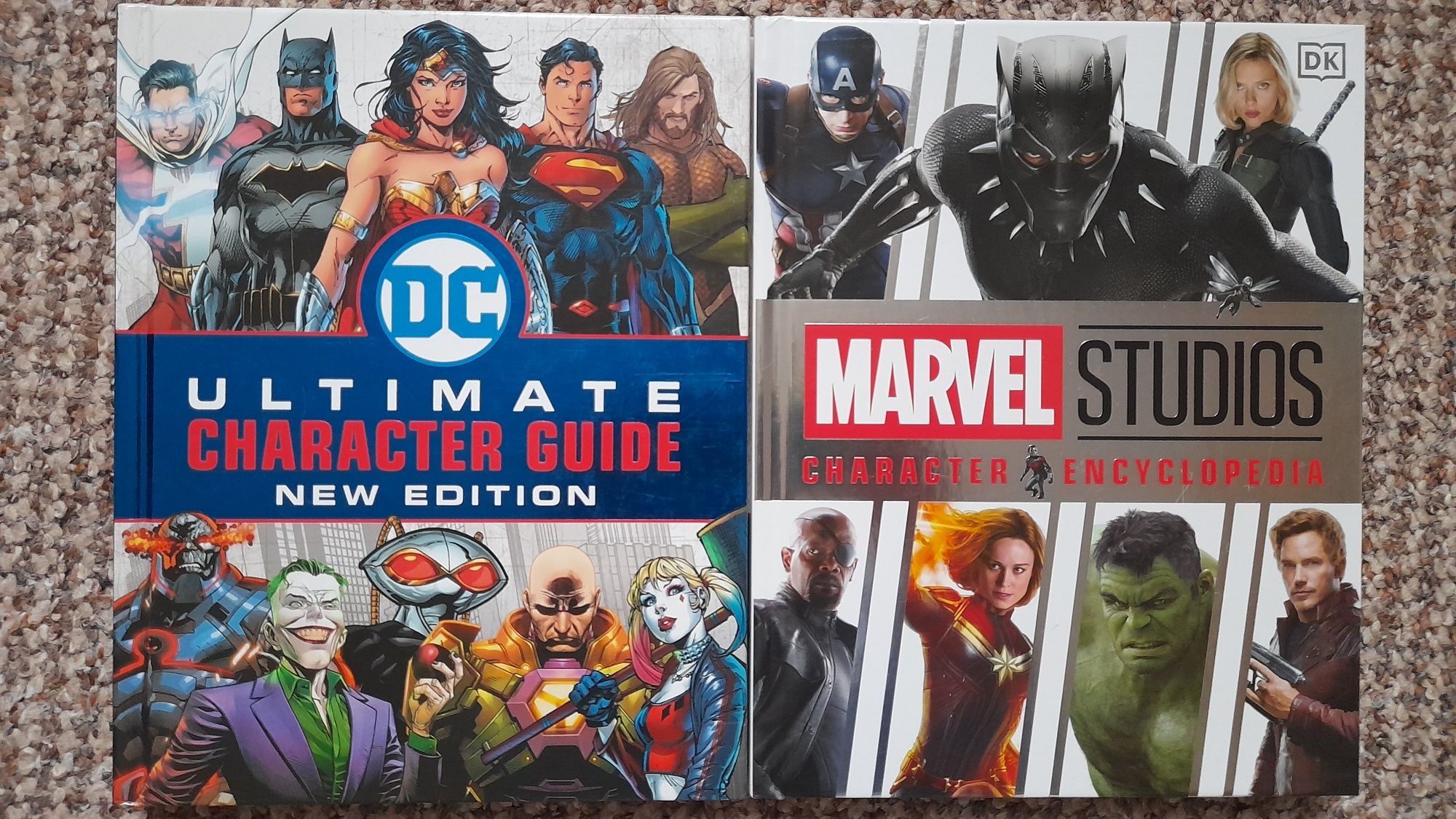 DC Ultimate Character Guide, Marvel Character Encyclopedia, angielski